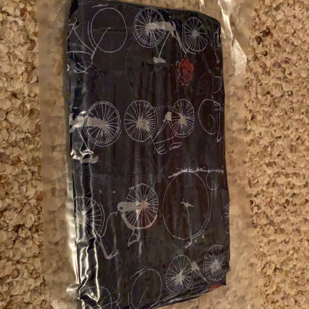 Barara King bicycle print voile scarf